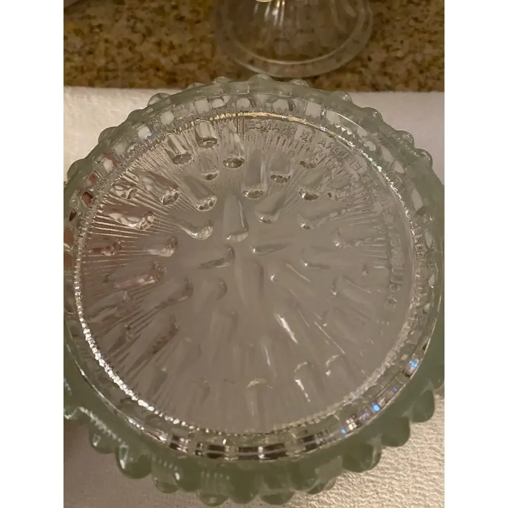 Vintage Teleflora France glass ice bucket